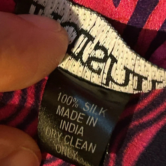 Harshita Silk Charmeuse Long Scarf - Picture 4 of 5